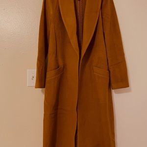 Paige Deep Camel Coat Size XSMALL